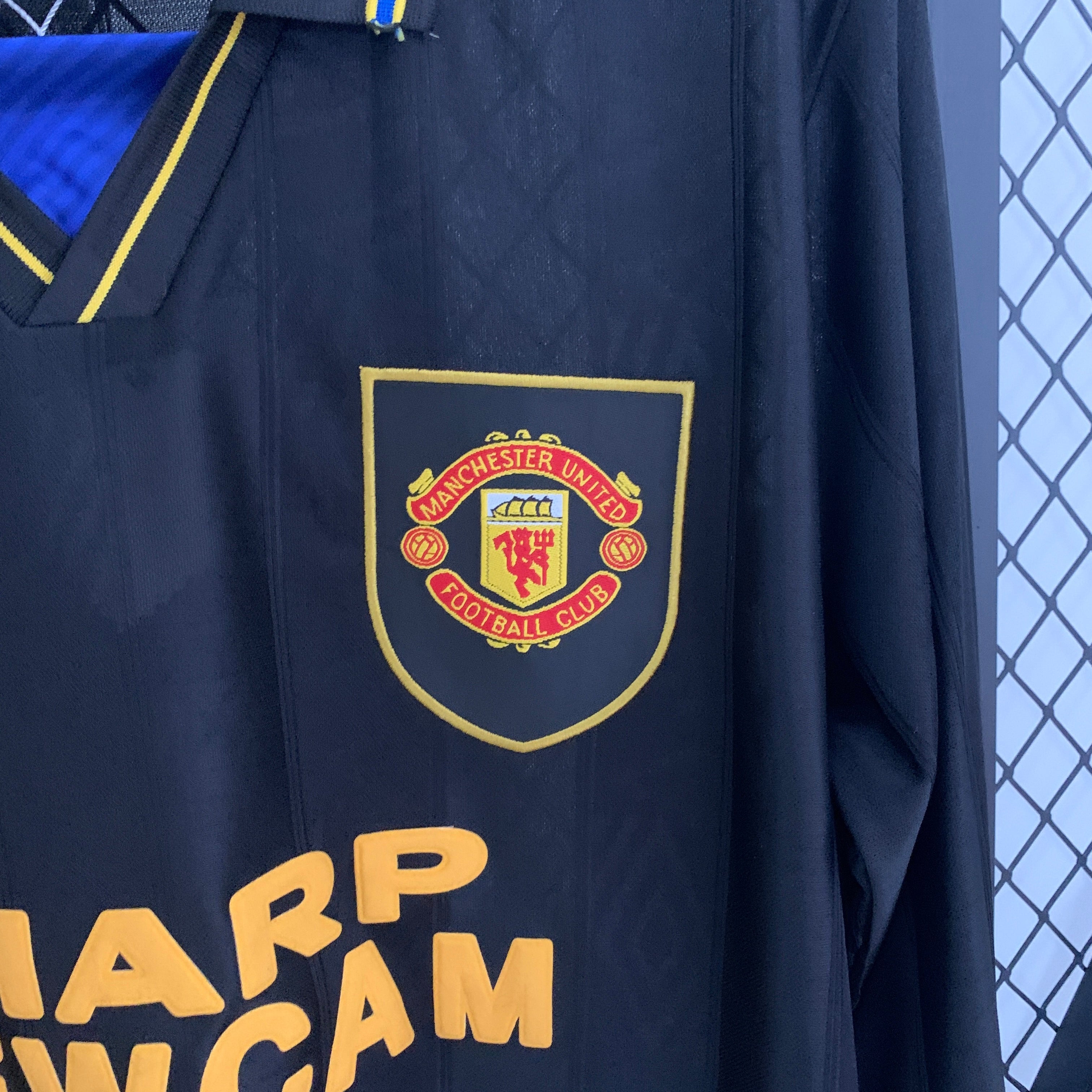 Manchester United 1994 - 1995 Auswärtstrikot Langarmiges