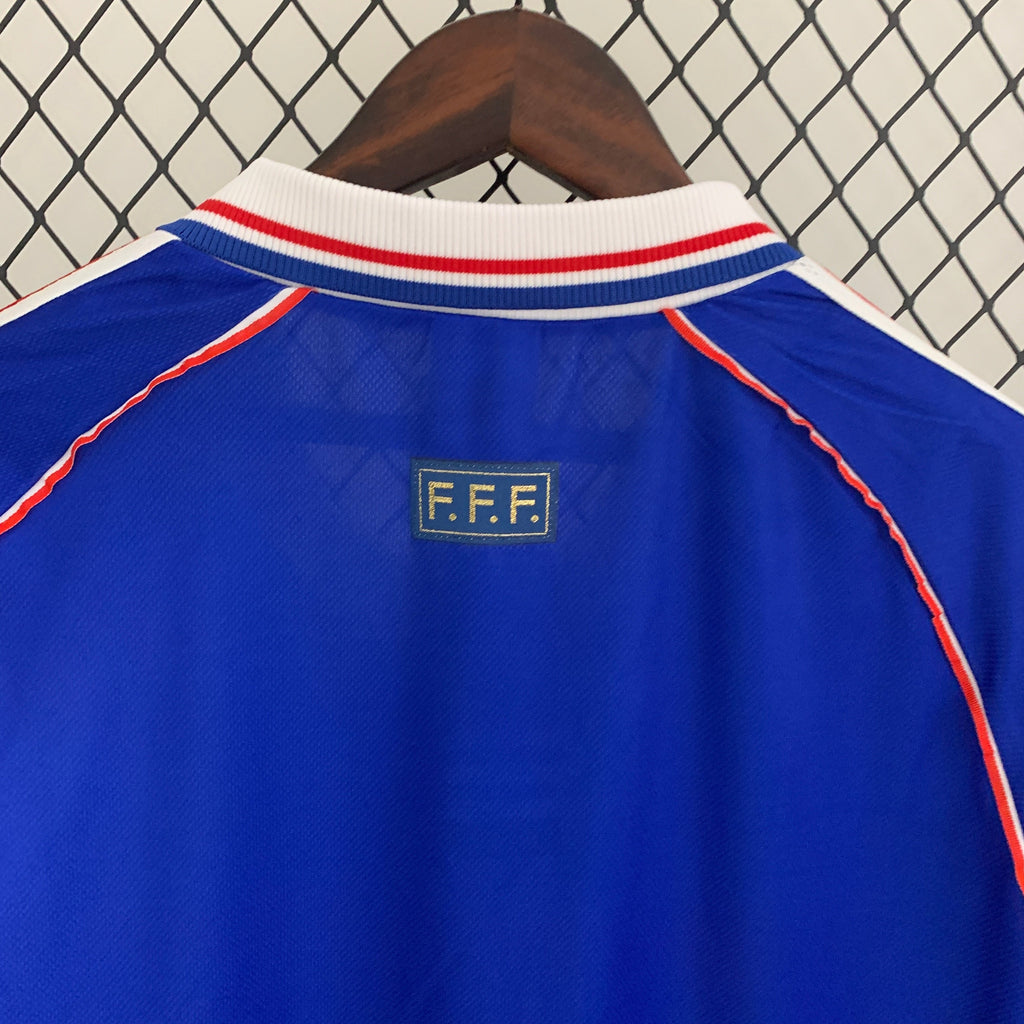 Frankreich 1998 Heimtrikot Langarmiges