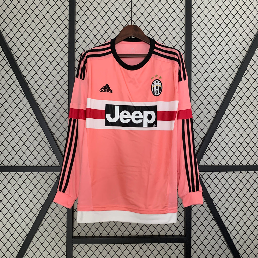 Juventus 2015 - 2016 Auswärtstrikot Langarmiges