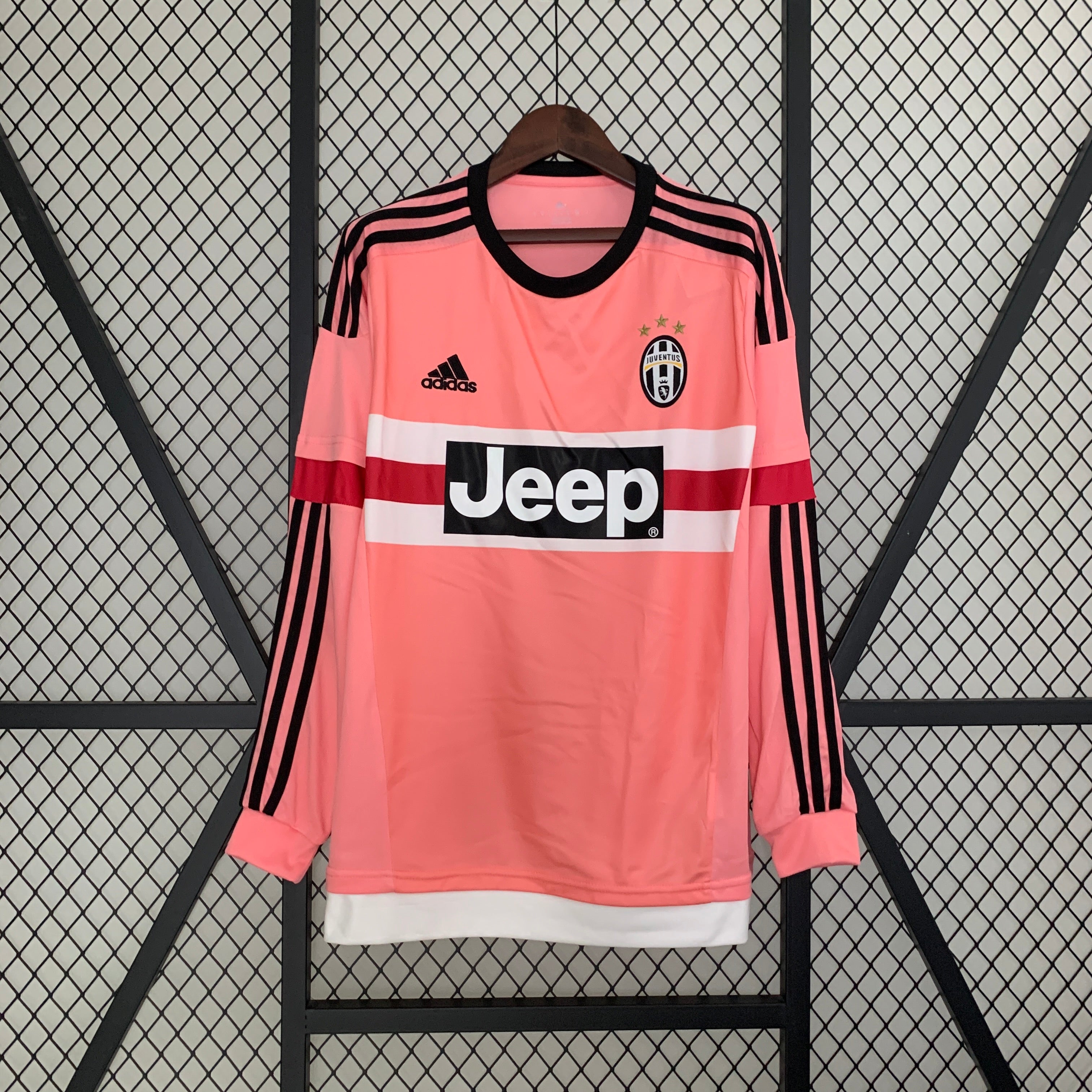 Juventus 2015 - 2016 Auswärtstrikot Langarmiges