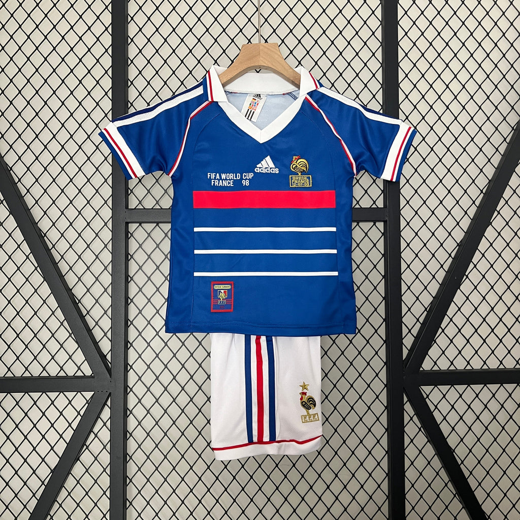 Frankreich 1998 Heimtrikot für Kinder