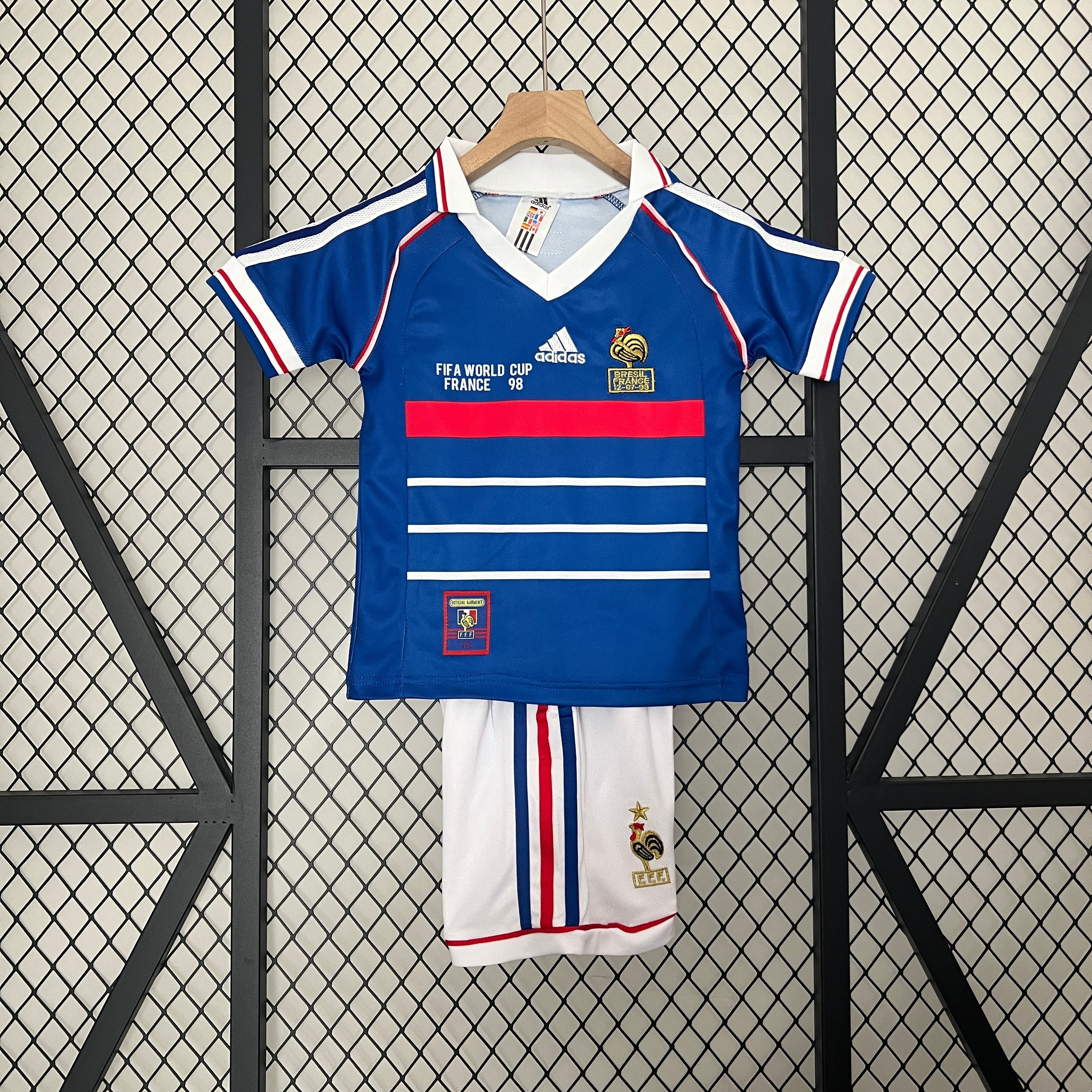 Frankreich 1998 Heimtrikot für Kinder