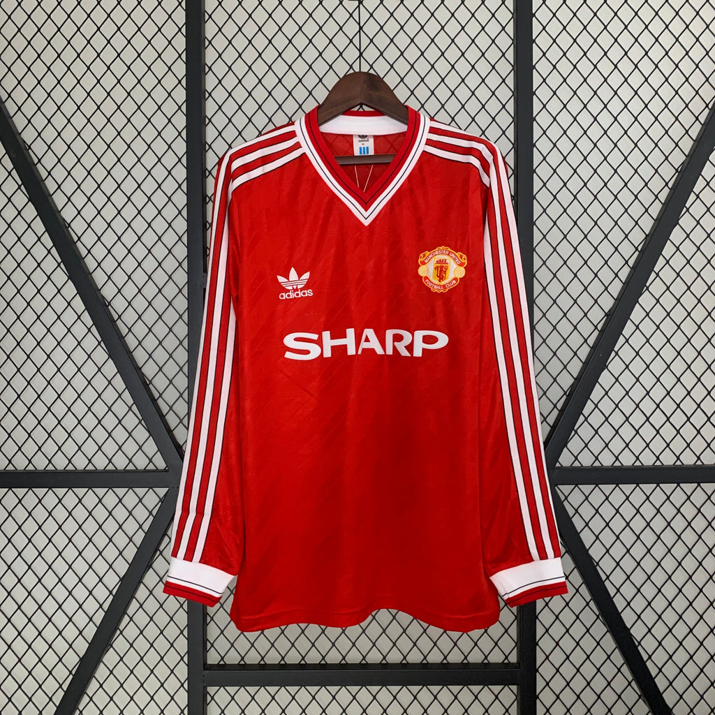 Manchester United 1982 - 1984 Heimtrikot Langarmiges