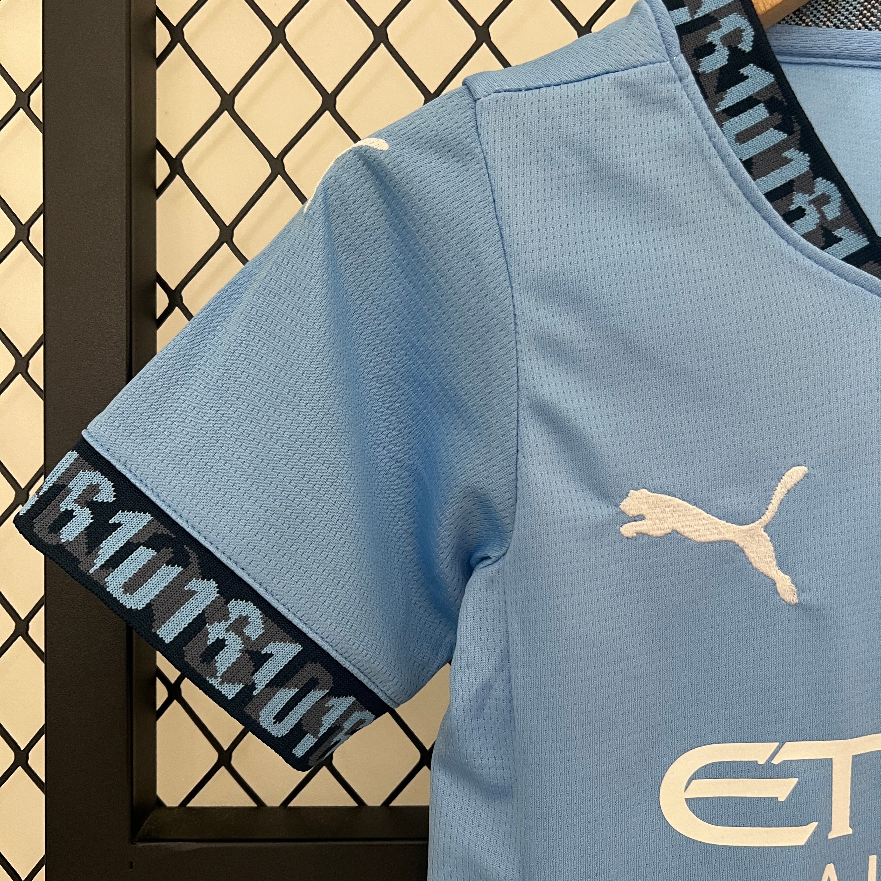 Manchester City 2024 - 2025 Heimtrikot für Kinder