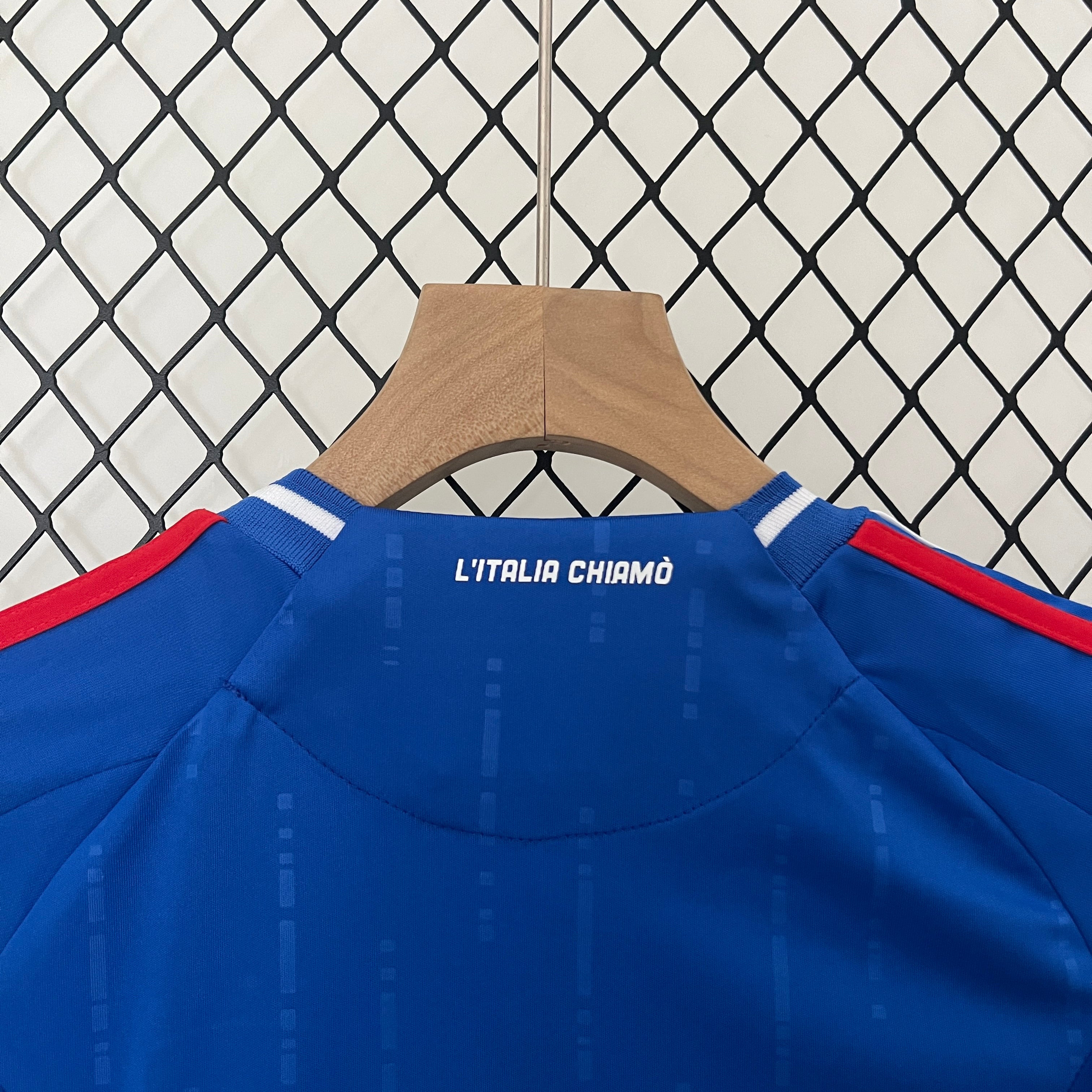Italien 2024 Heimtrikot für Kinder