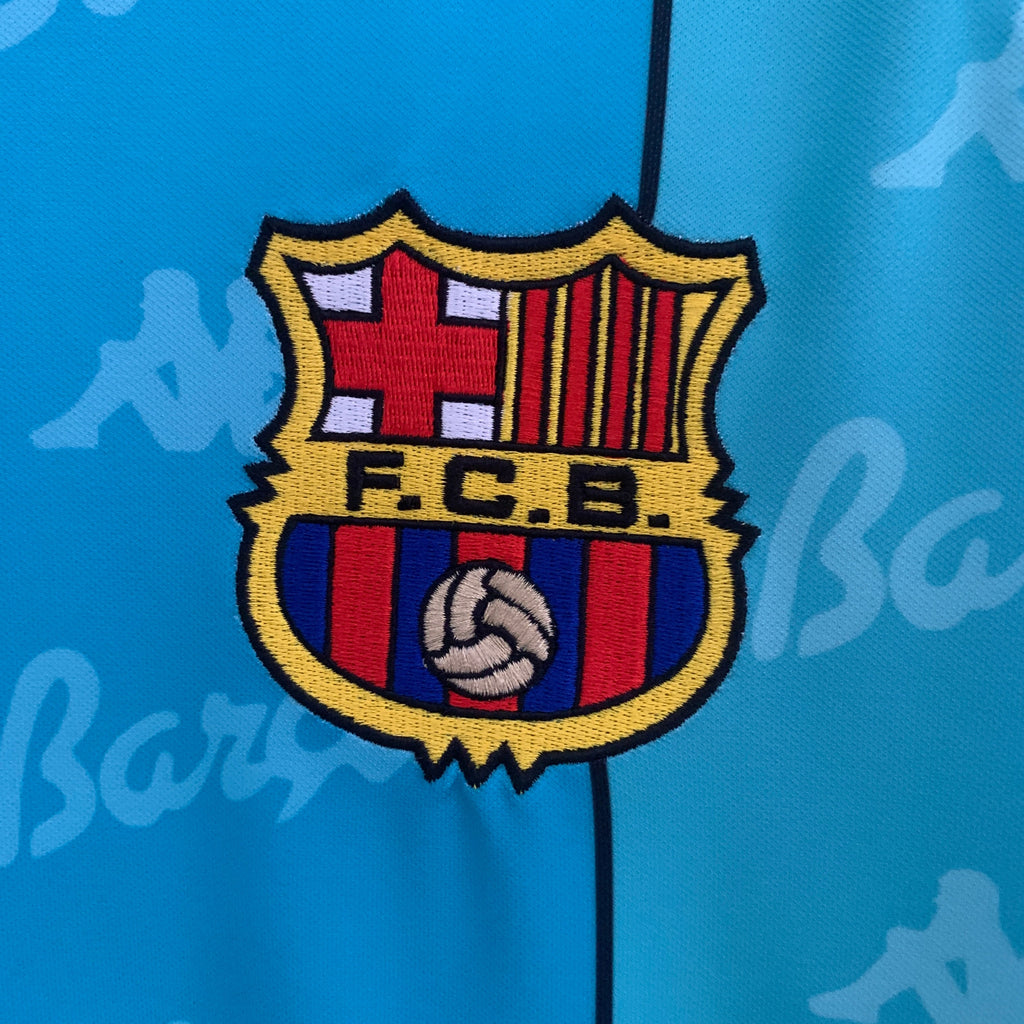 Barcelona 1996 - 1997 Auswärtstrikot Langarmiges