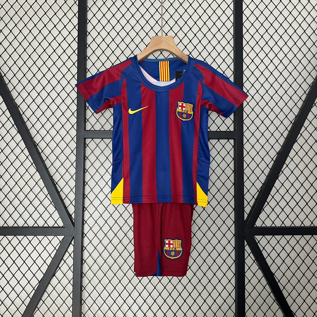 Barcelona 2005 - 2006 Heimtrikot für Kinder