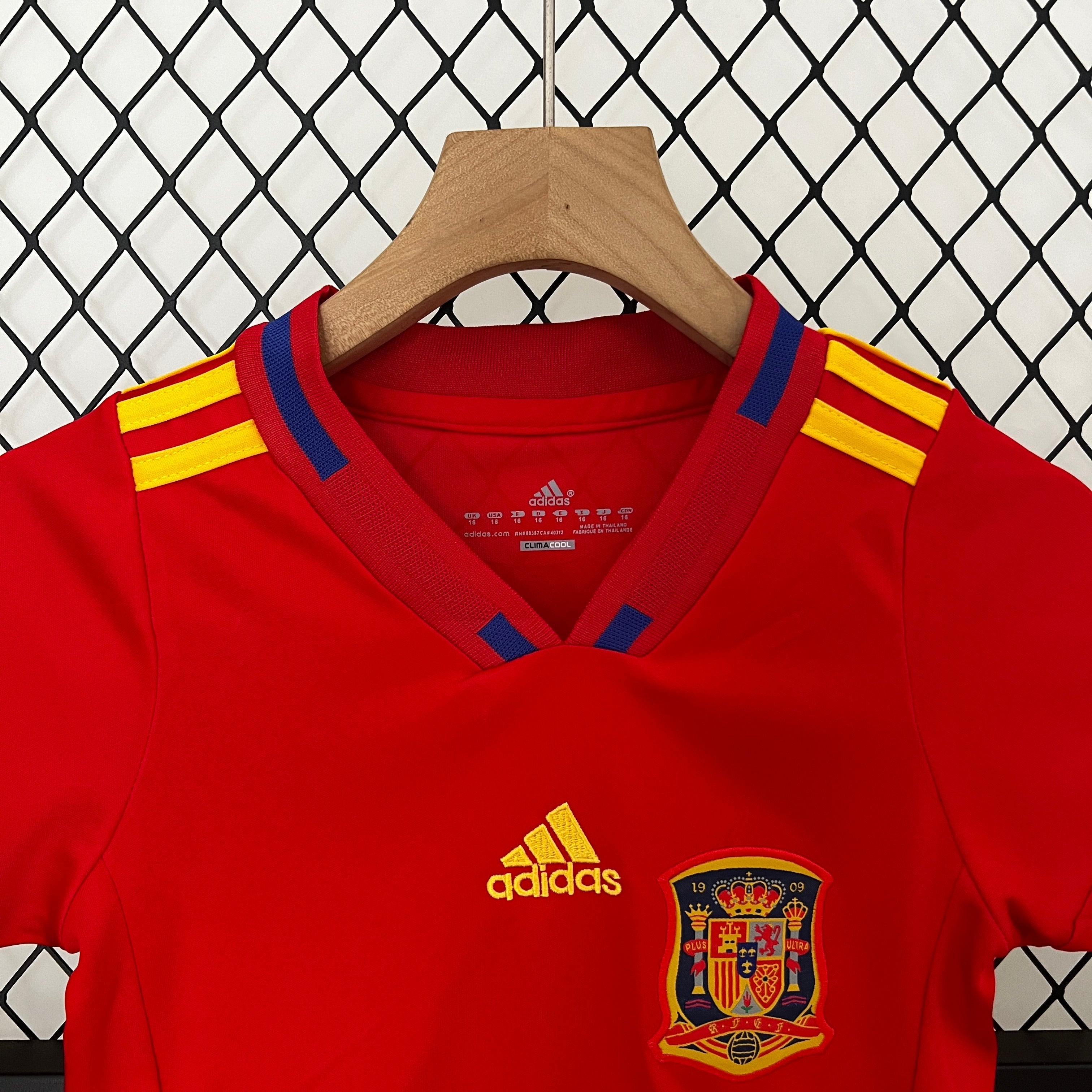 Spanien 2010 Heimtrikot für Kinder
